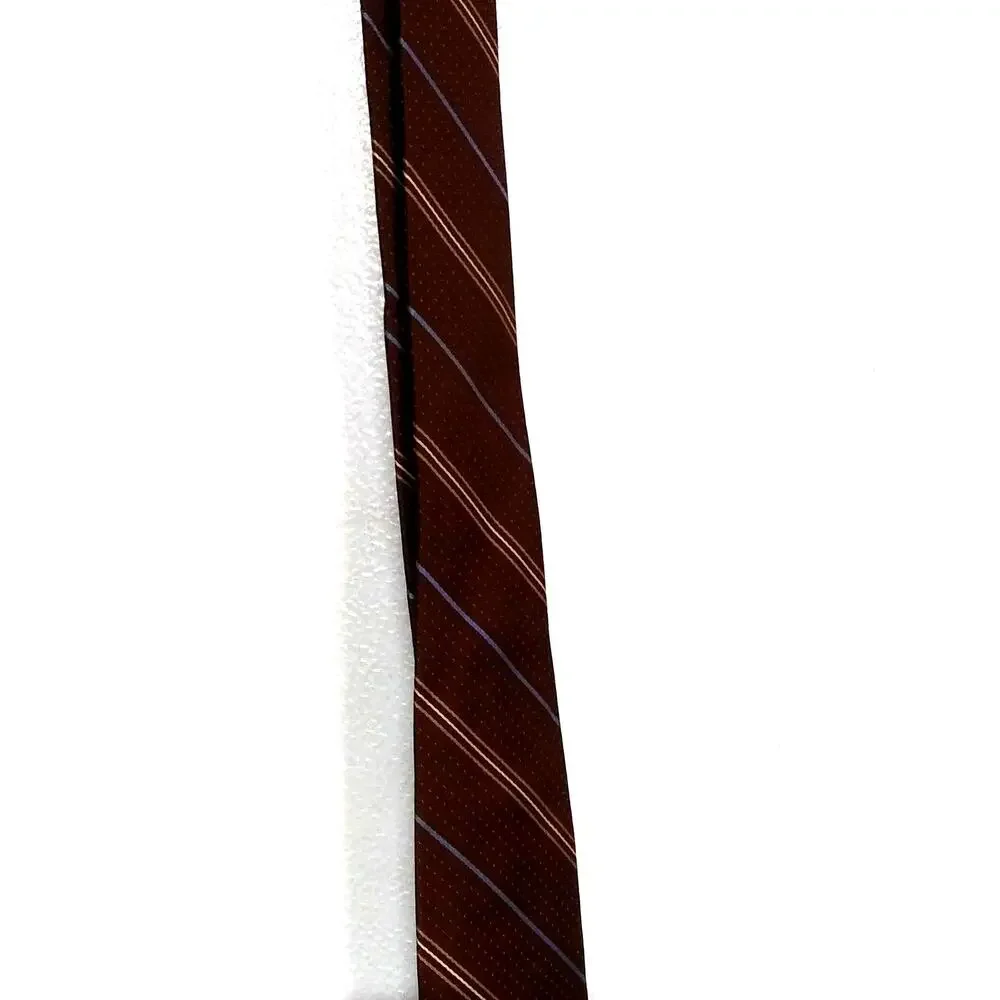 Vintage Christian Dior Logo Tie - Brown, Size OS - Classic & Elegant - Picture 3 of 4